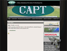 Tablet Screenshot of capt-celina.com